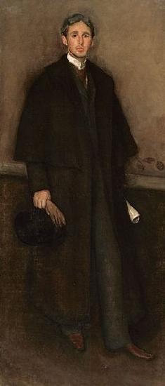James Abbot McNeill Whistler Portrait of Arthur J Eddy oil painting image